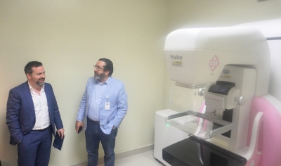 OIEA verifica funcionamiento de Mamógrafo entregado a Hospital Materno Dr. Reynaldo Almánzar
